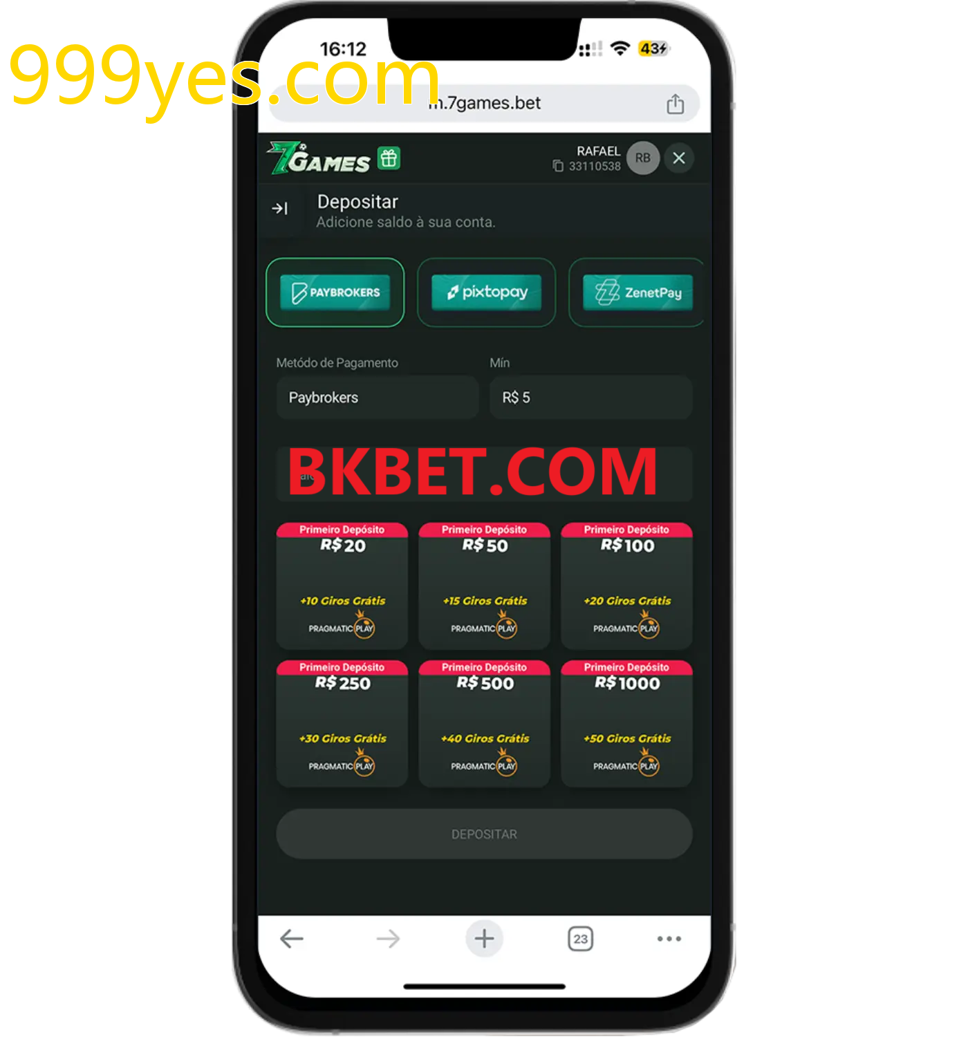 Baixe o aplicativo 999yes.com para jogar a qualquer momento